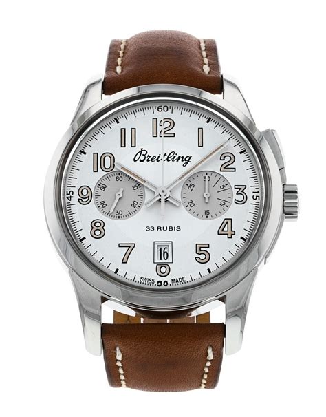 breitling ab1411|navitimer 01 43mm ammo strap.